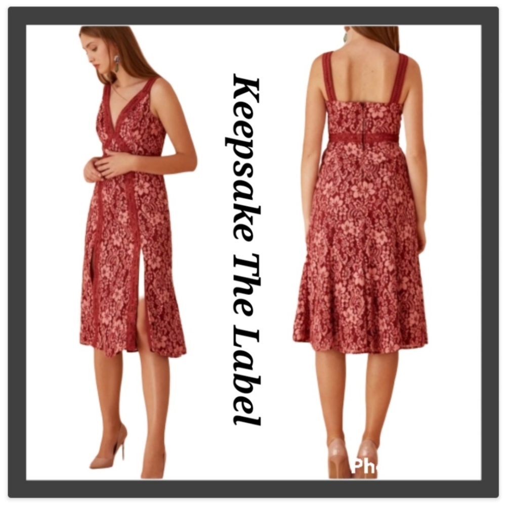 Keepsake The Label pink holder Lace Dress, Rose color